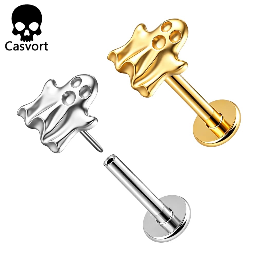 Body Jewelry Threadless - Casvort 1 Stück ASTM F136 Titan