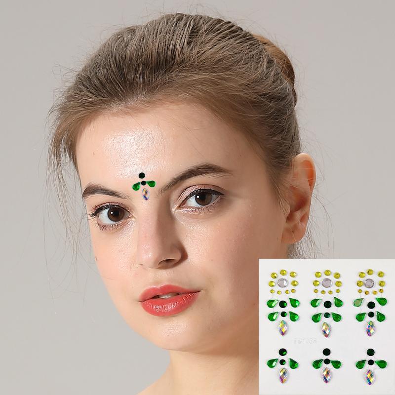 3D Augen- und Gesichts-Rhinest – Body Jewelry Stickers Bewertung und Preis