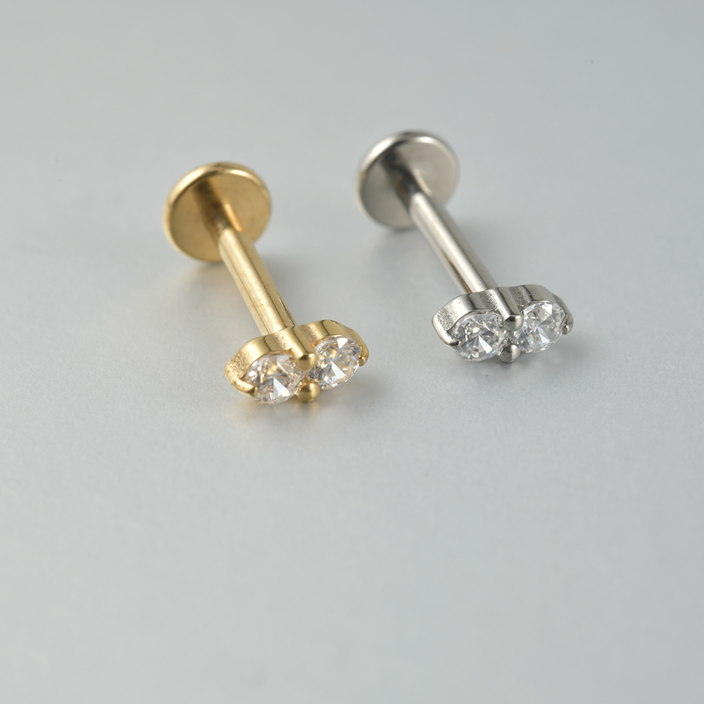2-1PCS Titan Daisy Sunflower O – Body Jewelry Threadless Bewertung und Preis
