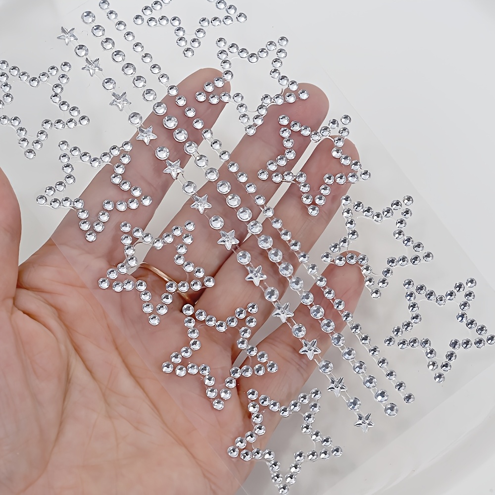 1/2 Blatt Stern-Strass-Aufkleb – Body Jewelry Stickers Bewertung und Preis