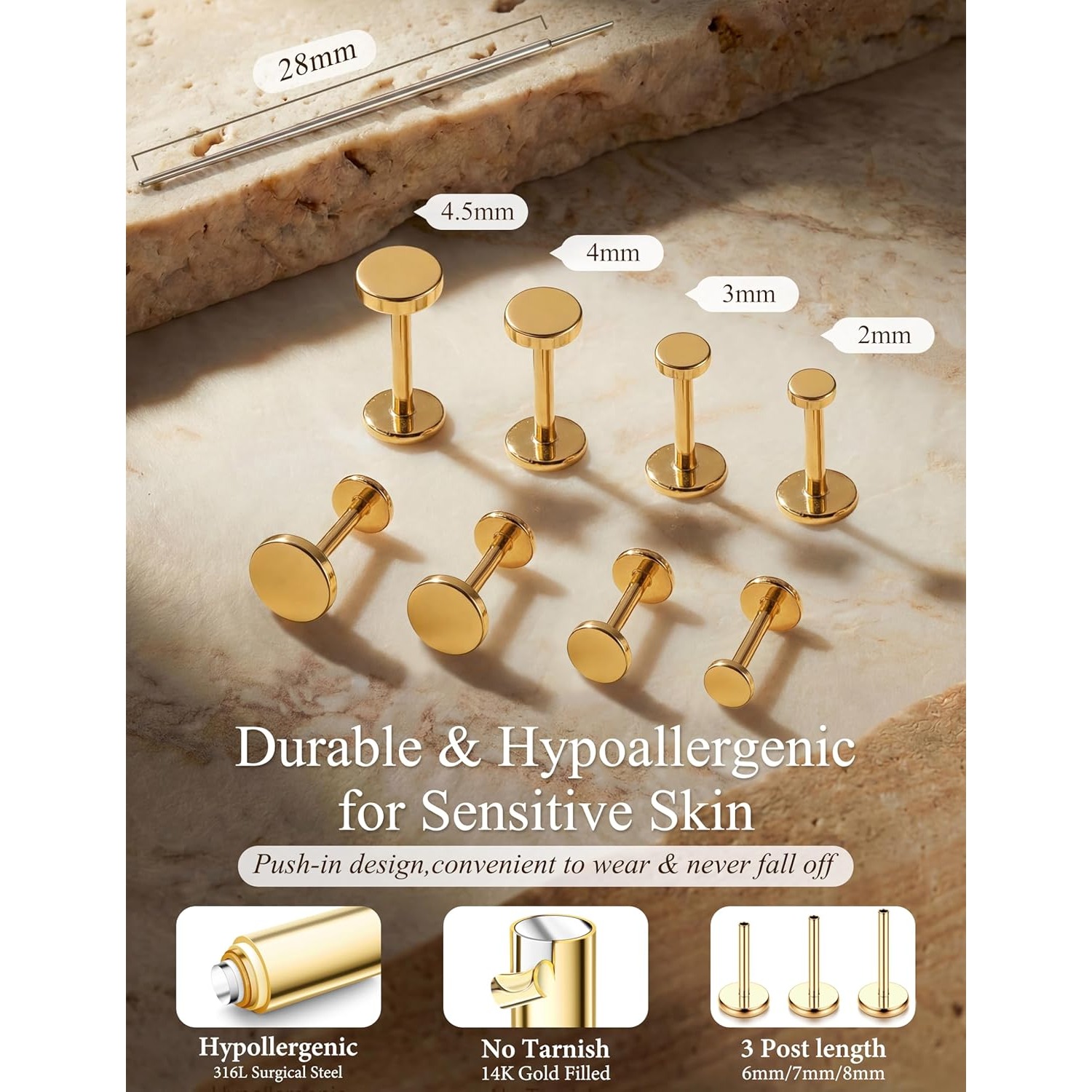 Drperfect Gewindelose Flache O – Body Jewelry Threadless Bewertung und Preis