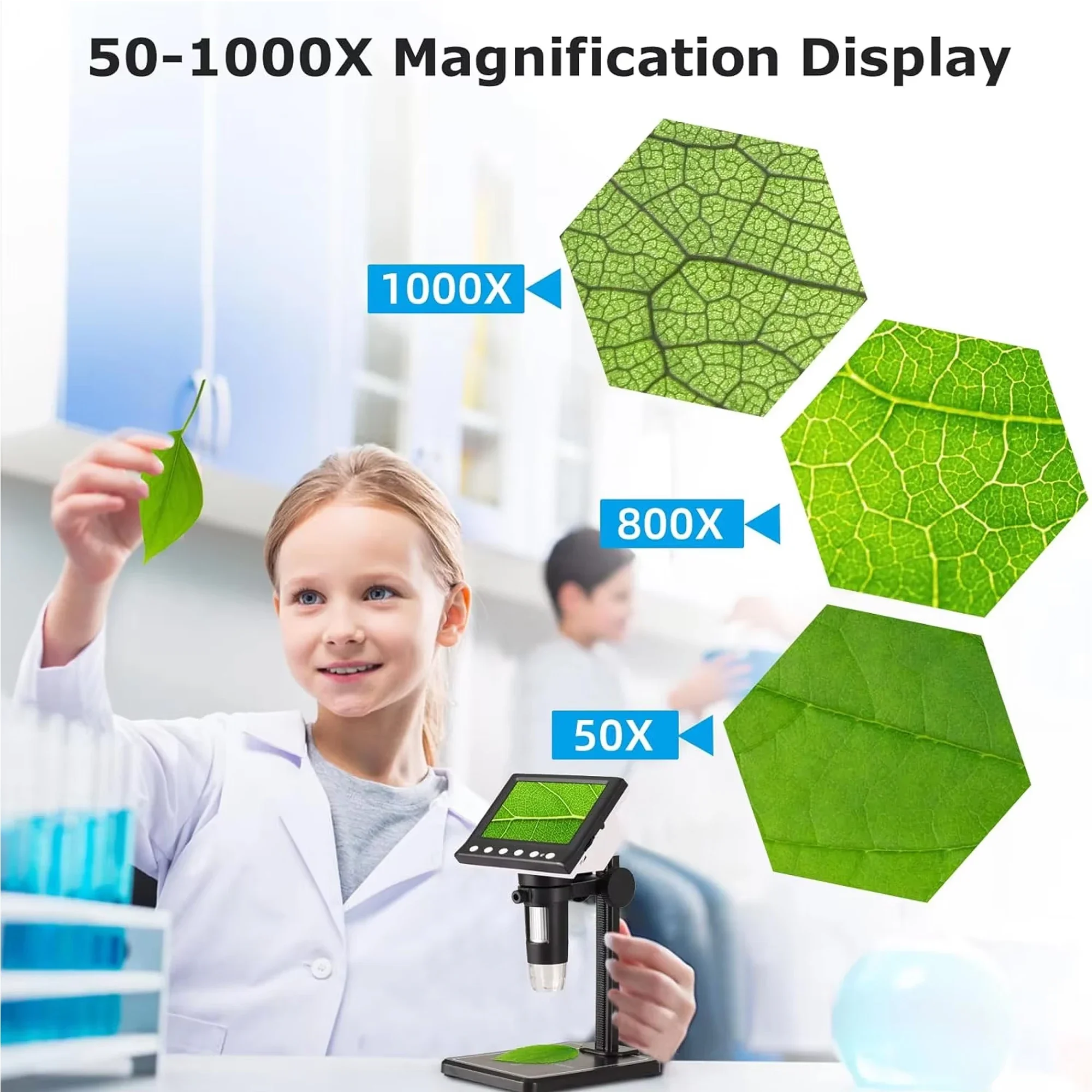 Tragbares 4K Digitalmikroskop  – Body Jewelry Repair Bewertung und Preis
