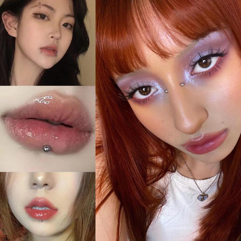 321 stücke Nicht Piercing Lip  – Body Jewelry Stickers Bewertung und Preis