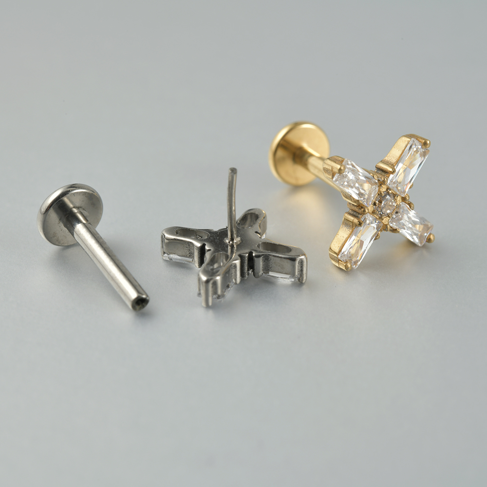 1PC G23 Titan Threadless Push  – Body Jewelry Threadless Bewertung und Preis