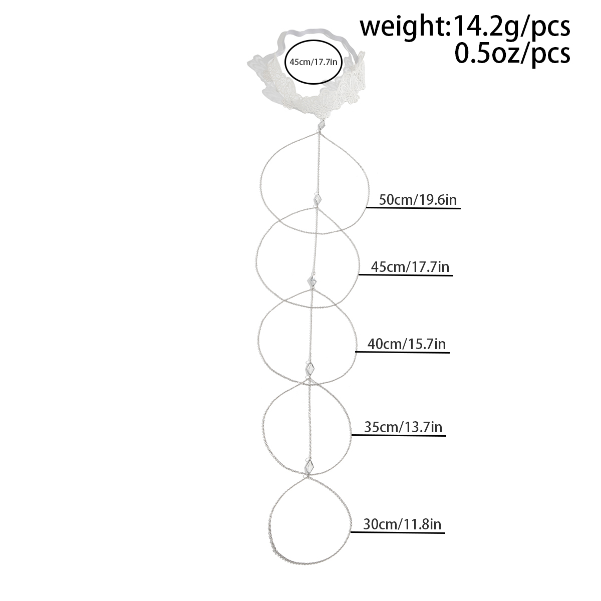 Lacteo trend ige lange Spitze  – Body Jewelry Thigh Chain Bewertung und Preis