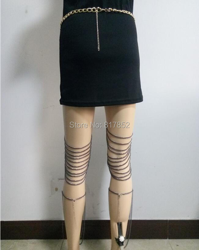 Mode WRB89 Frauen Gold farbe K – Body Jewelry Thigh Chain Bewertung und Preis